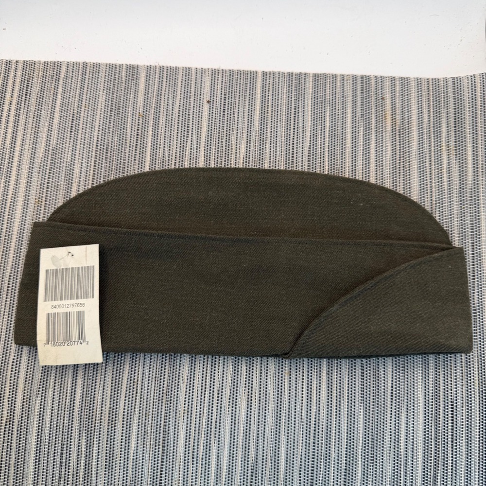 USMC Garrison Cap Mens 6 7/8 MC Green Wool Blend Sam Bonk Military Uniform Hat